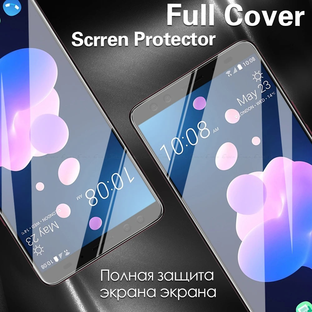 Full Cover Protective Glass For HTC Desire Plus X10 Tempered Glass Screen Protector Film