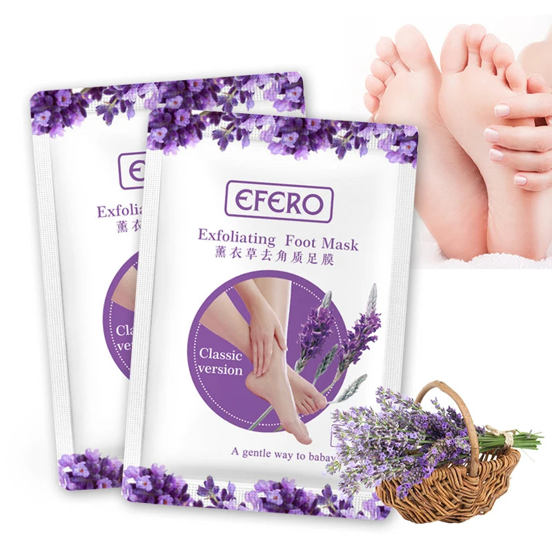 Foot Mask Peeling Callus Remove Dead Skin Cuticles Heel Exfoliating Feet Mask for Legs Socks