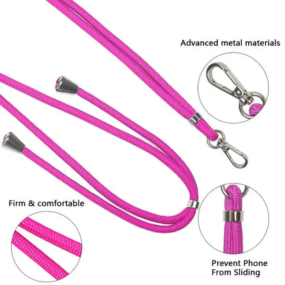 Detachable Neck Cord Lanyard Strap And Phone Safety Tether For Mobile Phone Accessories