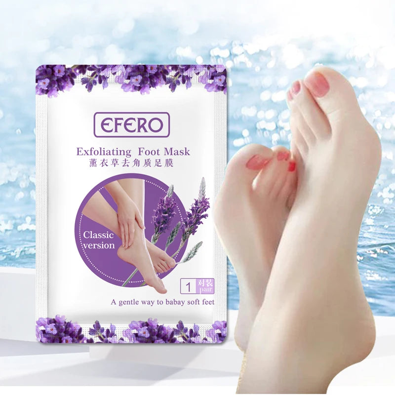 Foot Mask Peeling Callus Remove Dead Skin Cuticles Heel Exfoliating Feet Mask for Legs Socks