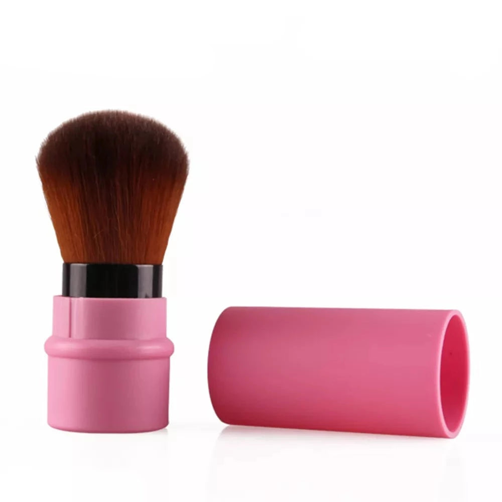 Loose Power Foundation Blush Makeup Brush Mini Retractable Portable Blusher Face Brushes