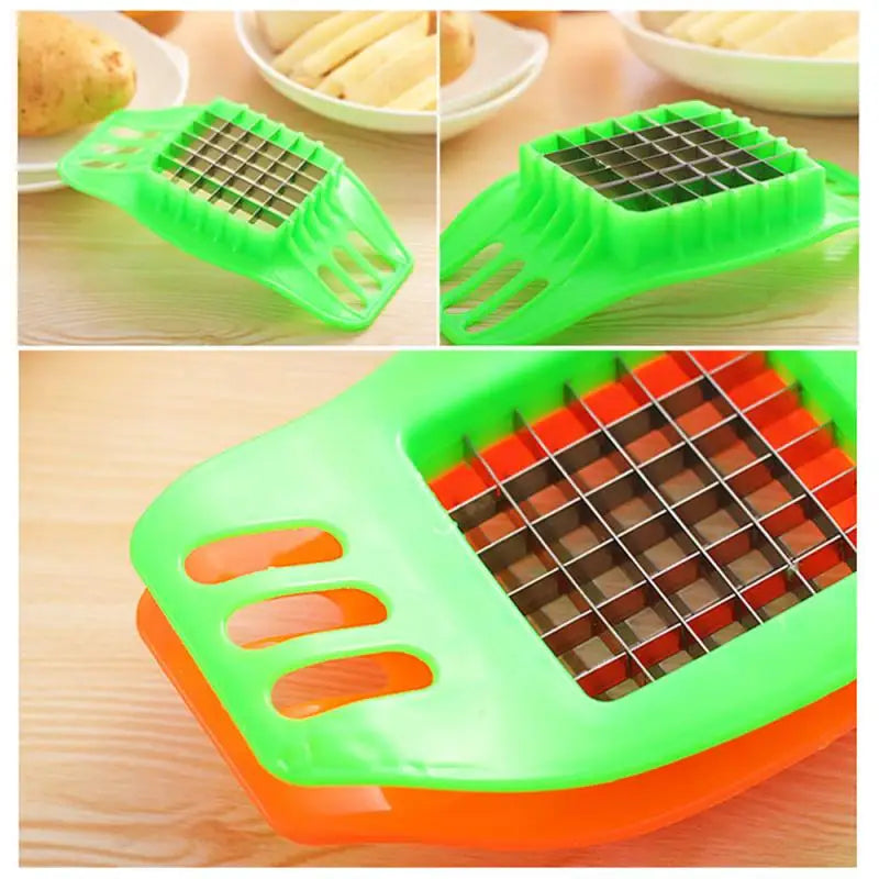 1PC Potato Cutter Stainless Steel French Fries Cutter Potatoes Cutter Chopper Chips Making