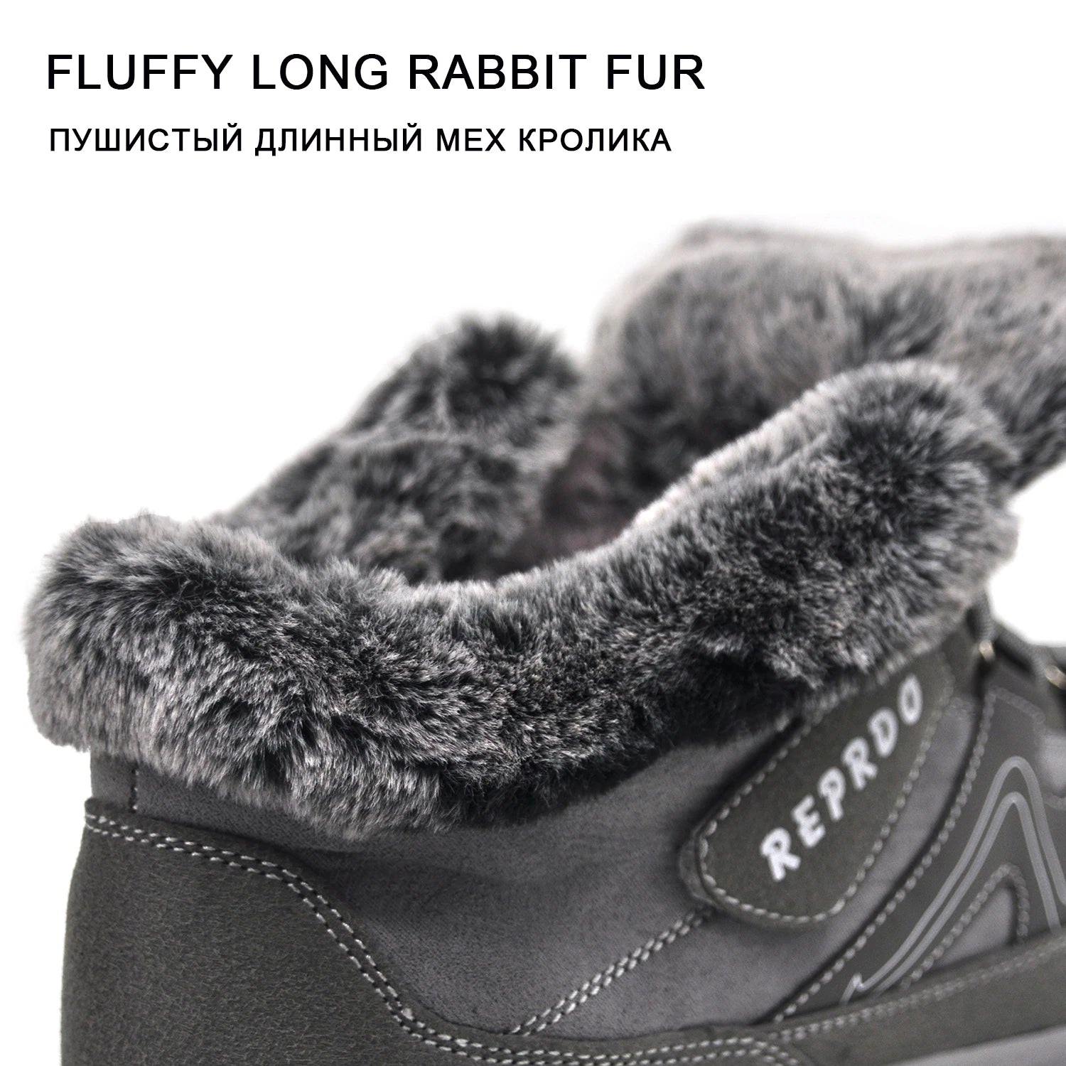 Fur Keep Warm Ankle Snow Boots Men Winter Rubber Work Boots Men Sneakers Winter Botas