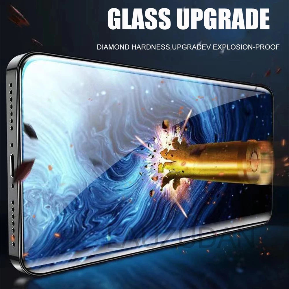 Tempered Glass For iPhone 11 12 13 14 15 Pro XR X XS Max Mini Screen Protector