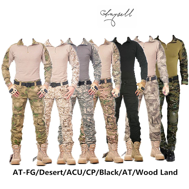 Military clothing paintball army cargo pants combat trousers