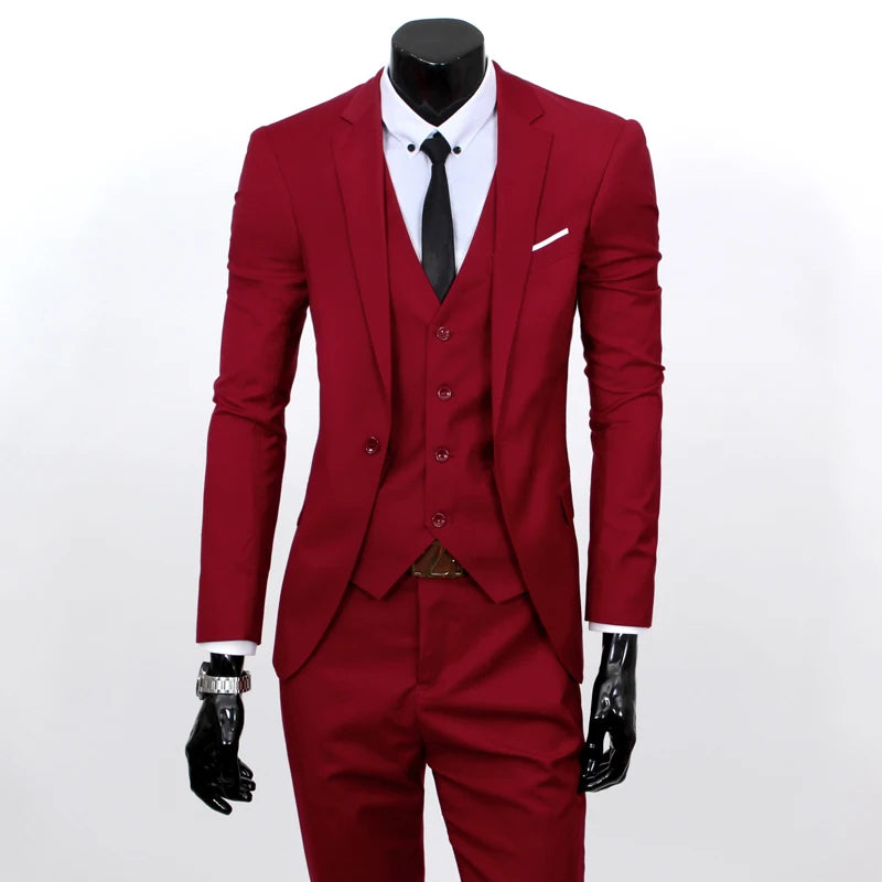 Men Suits Single-Breasted Brand Suits Jacket Formal Dress Men Suit