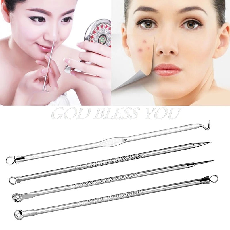 Acne Blemish Pimple Extractor Tool Blackhead Comedone Remover