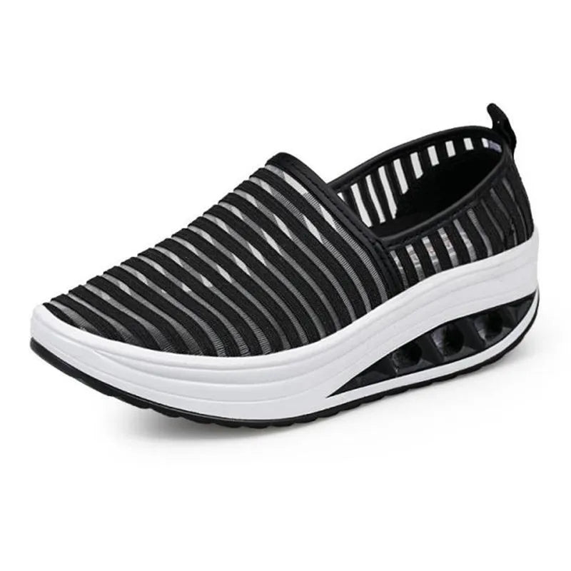 Woman Breathable Mesh Zapatillas Shoes For Women Sneakers Casual Shoes Flats EUR