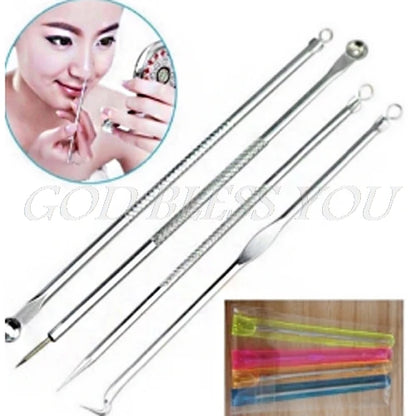 Acne Blemish Pimple Extractor Tool Blackhead Comedone Remover