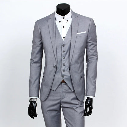 Men Suits Single-Breasted Brand Suits Jacket Formal Dress Men Suit