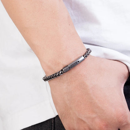 Vintage Chain Link Men Bracelet Handmade Stainless Steel Bracelets