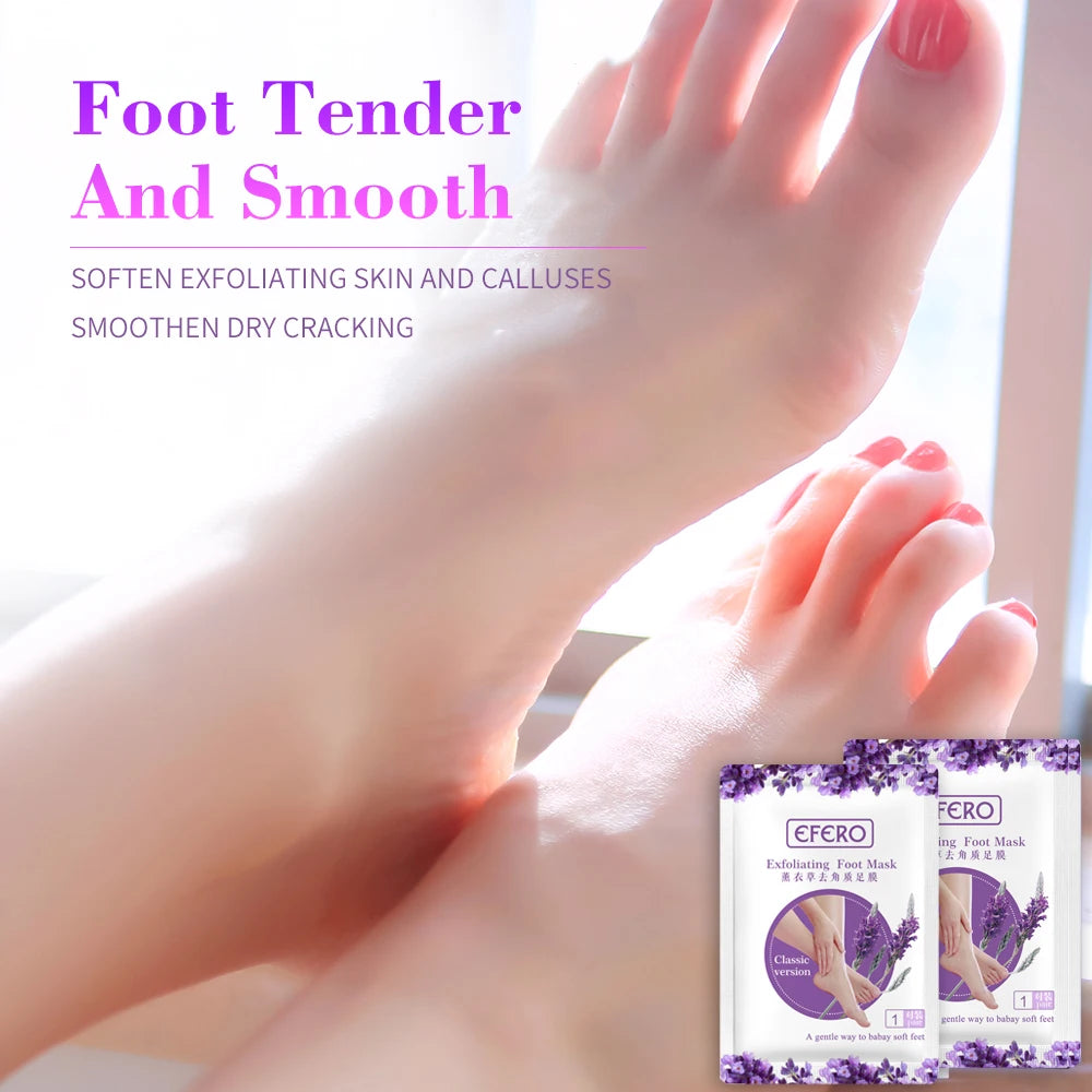 Foot Mask Peeling Callus Remove Dead Skin Cuticles Heel Exfoliating Feet Mask for Legs Socks