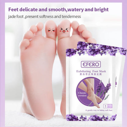 Foot Mask Peeling Callus Remove Dead Skin Cuticles Heel Exfoliating Feet Mask for Legs Socks