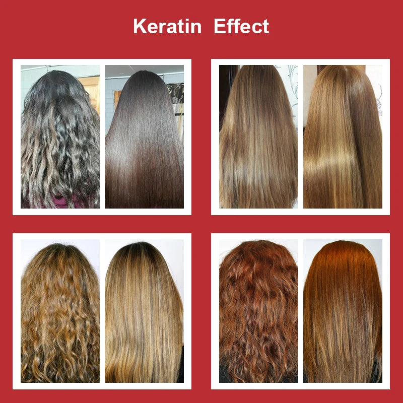 Keratin Hair Treatment Formalin Pure Keratin Straightening Smoothing for Hair Hot