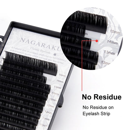 Eyelashes Makeup Maquiagem Individual Eyelash 16 Rows Mix 7-15 Natural Soft Mink Lashes