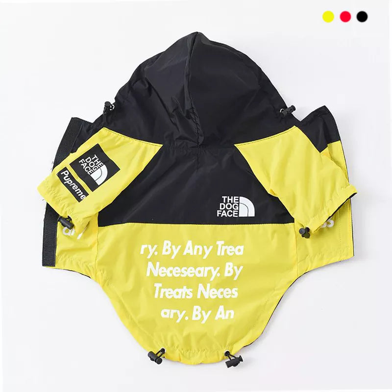 Waterproof Coat Dog Raincoat Reflective Dog Outdoor Clothes Hooded Jacket for Dog