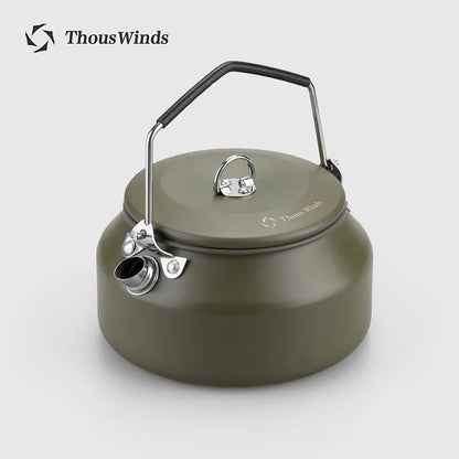 Outdoor Camping Kettle Portable Hiking Cookware Utensils Ultralight Coffee Water Kettle Tourist