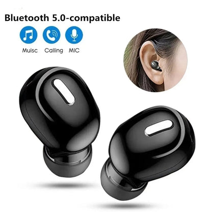 X9 Wireless Headphones Bluetooth 5.0 Earphones With Mic Single in-Ear Sports