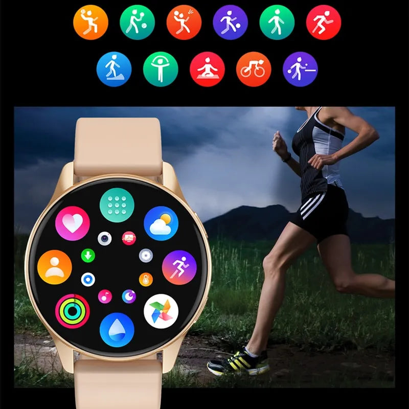 Men Smart Watch Women Heart Rate Blood Pressure Monitoring Bluetooth Call