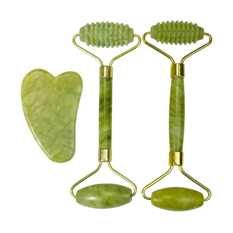 Natural Jade Roller Massager for Face Body Back Foot Massage