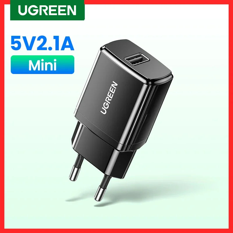 5V 2.1A USB Charger for iPhone 14 X 8 7 iPad Fast Wall Charger EU Adapter