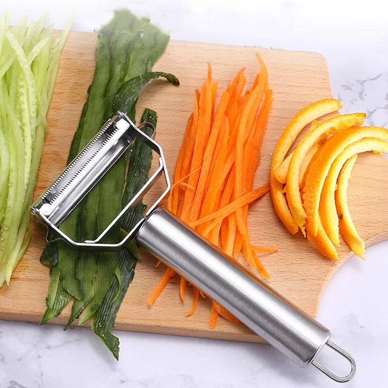 Stainless Steel Peeler Fruit Vegetable Multifunction Grater Julienne Peeler