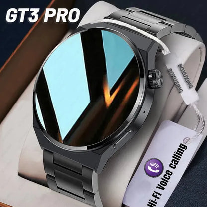 Smart Watch Men AMOLED 390*390 HD Screen Heart Rate Bluetooth Call Waterproof