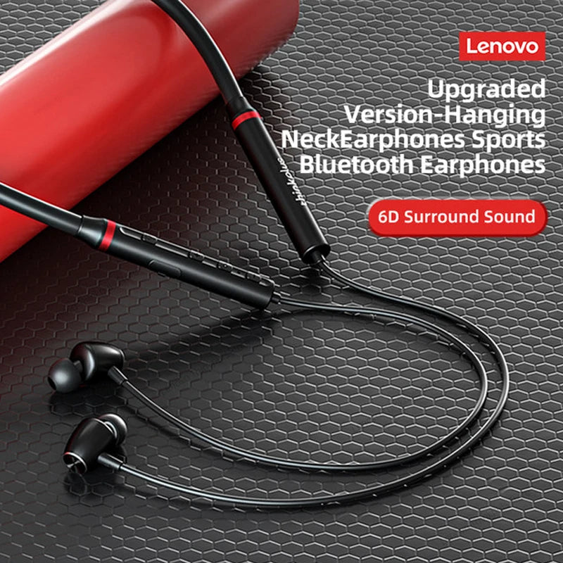 Bluetooth Earphones Waterproof Earplugs HIFI Sound Magnetic Neckband Headset