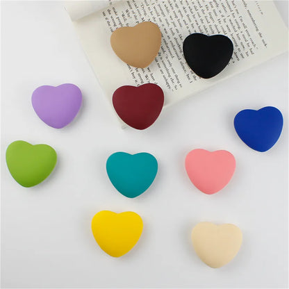 Cute Macaron Love Heart Bracket Phone Grip Tok Griptok Korea Holder Ring For iPhone 14Pro