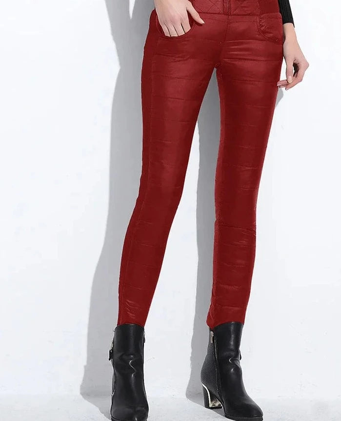 Pants Velvet Trousers Thickening Slim Thermal Female Warm Trousers Legging High Waist Pants