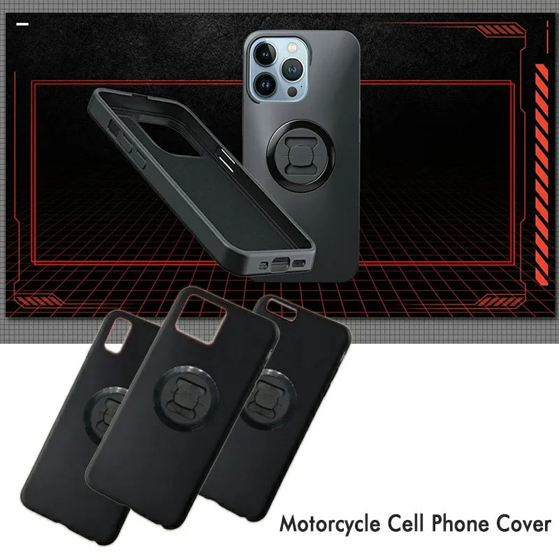 Motorcycle Bracket Mobile Phone Protection Case Quick Mounting Adapter Riding Smart Accessories