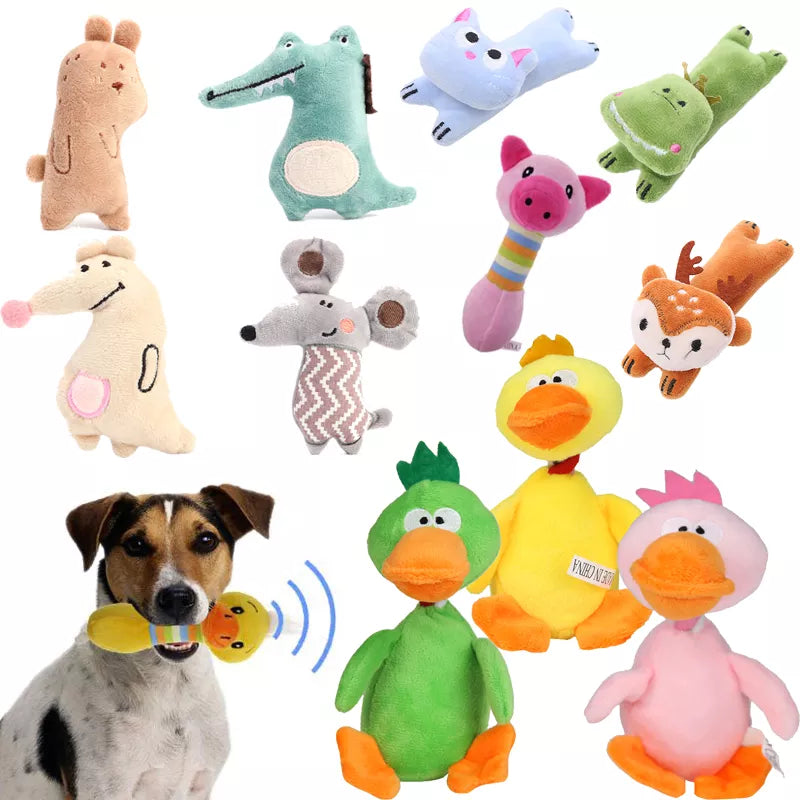 Animal Pet Doy Toys Pet Chew Squeaker Sound Toy for Dog Cats Playing