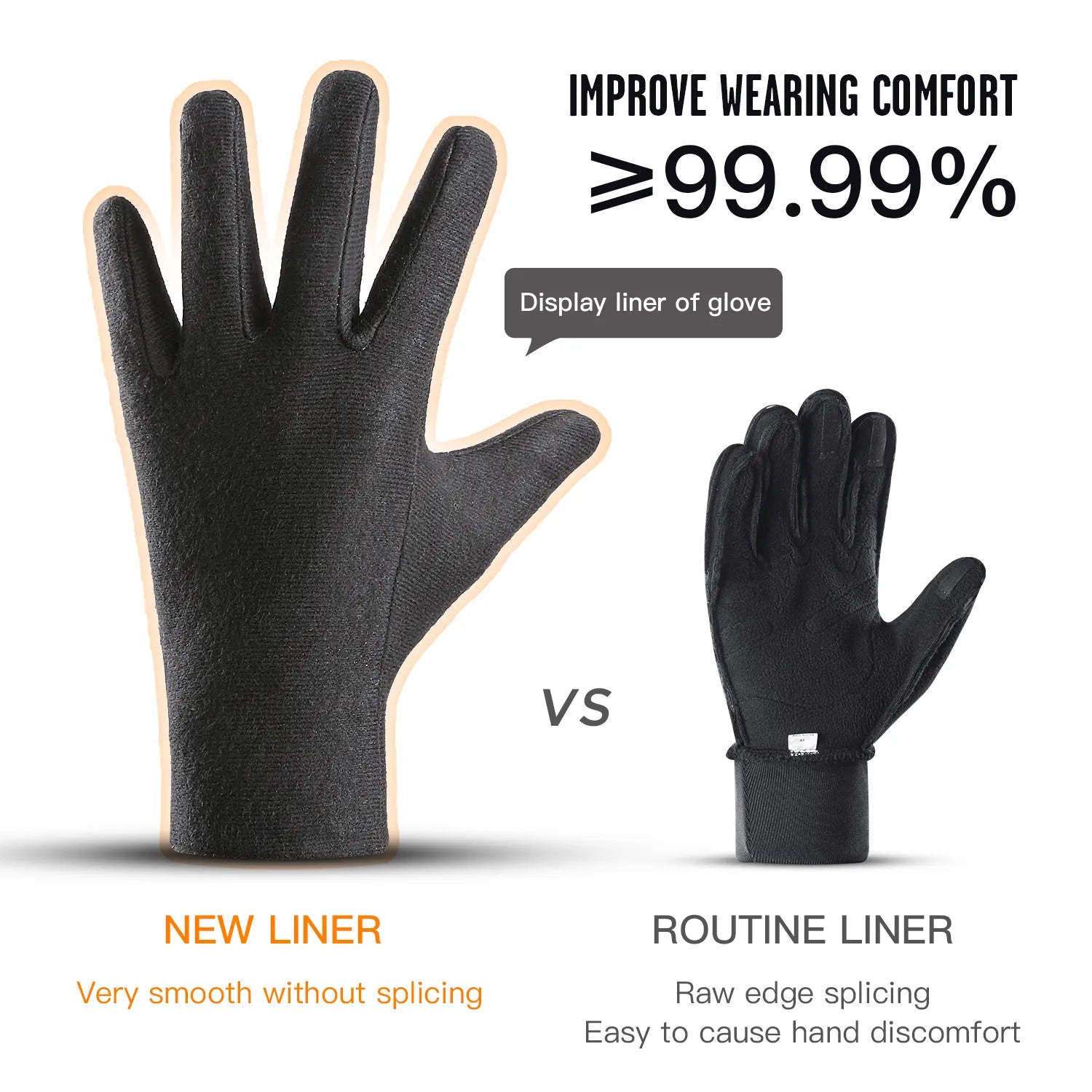 Thermal Fleece Running Ski Gloves for Men Women Gloves