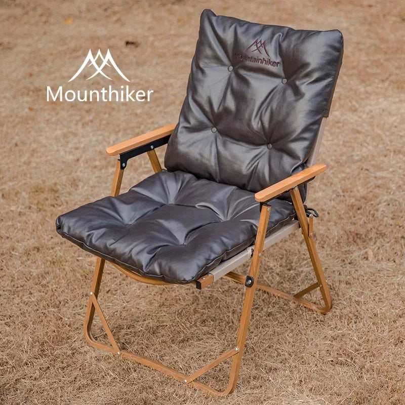 Outdoor Camping Leather Cushion Warm Chair Cover Camping Home Heating Chair Cushion Sofa