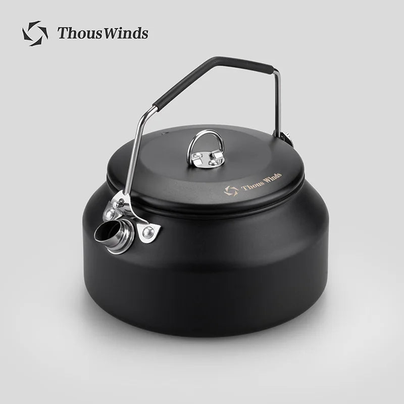 Outdoor Camping Kettle Portable Hiking Cookware Utensils Ultralight Coffee Water Kettle Tourist