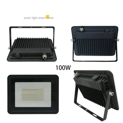 LED Flood Light Reflector Spotlight Street Light Wall Lamp IP68 Waterproof Outdoor Garden Lighting