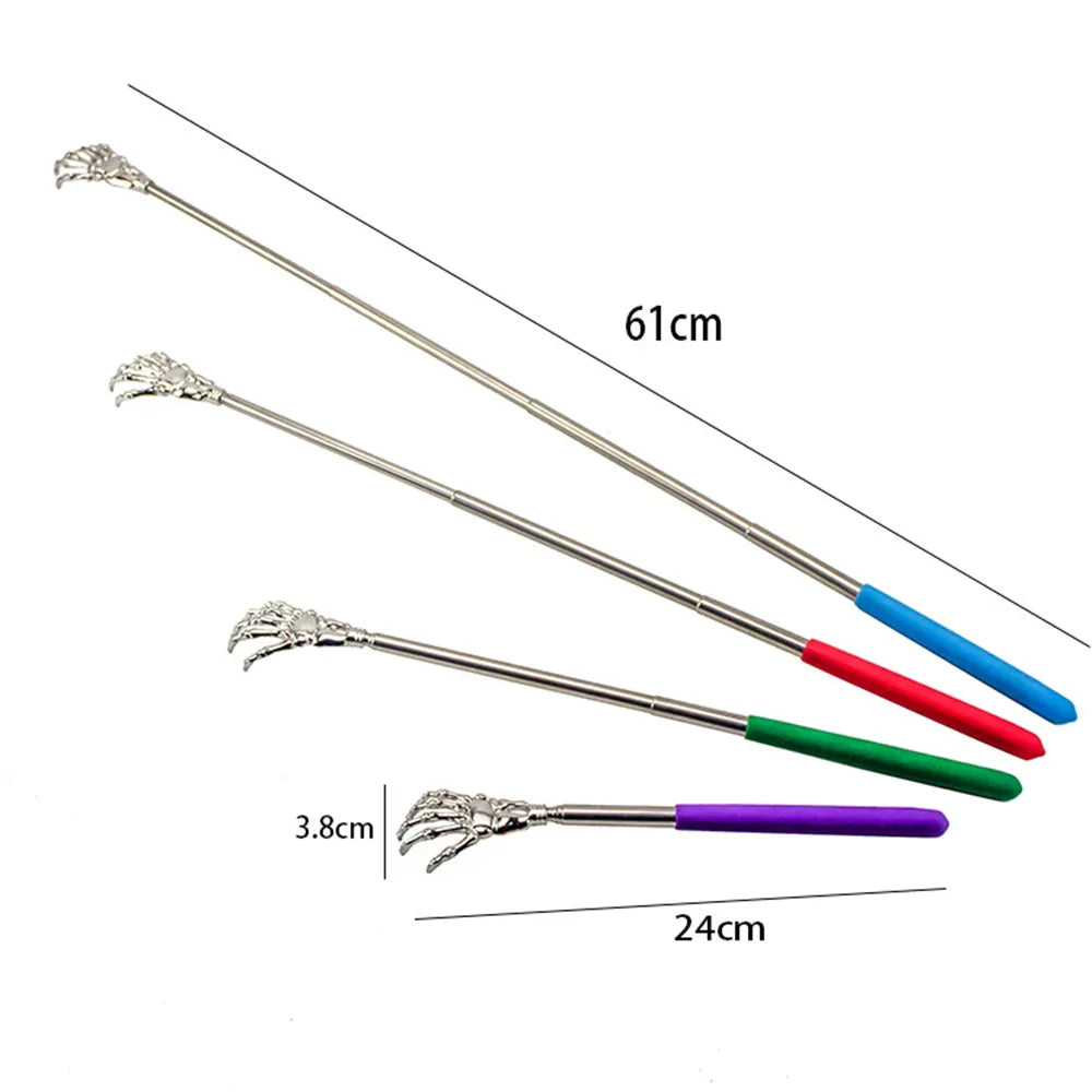 Stainless Steel Back Scratcher Telescopic Scratching Massager