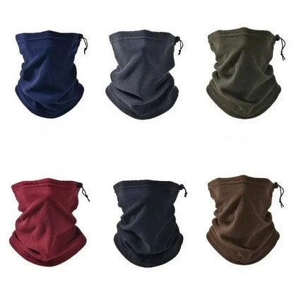 Fleece Warm Winter Windproof Neck Tube Scarf for Men Women