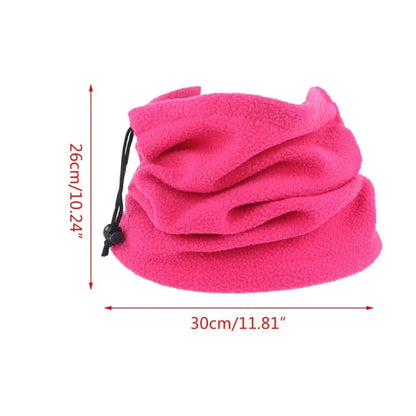 Fleece Warm Winter Windproof Neck Tube Scarf for Men Women