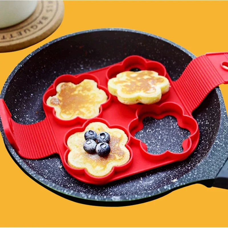 Egg Pancake Ring Nonstick Pancake Maker Mold Silicone Egg Cooker fried egg shaper Omelet