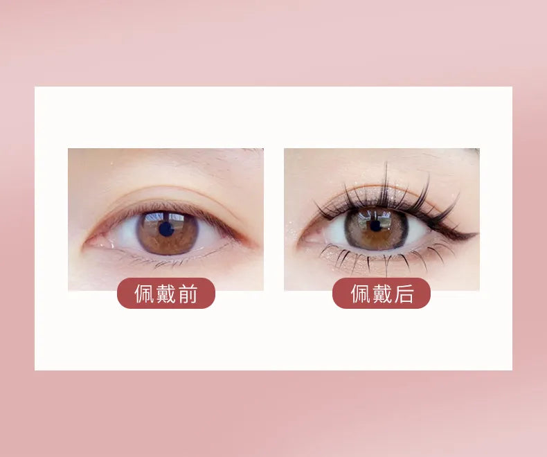 5 Pairs New Natural Manga Lashes Soft Eyelashes Thick False Eyelashes