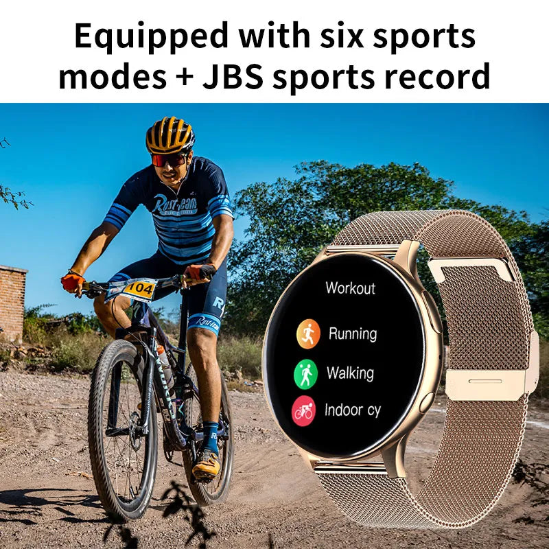 Men Smart Watch Women Heart Rate Blood Pressure Monitoring Bluetooth Call