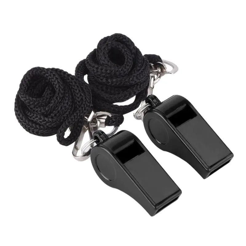 Basketball Referee Training Whistle Outdoor Survival With Lanyard Cheerleading Tool