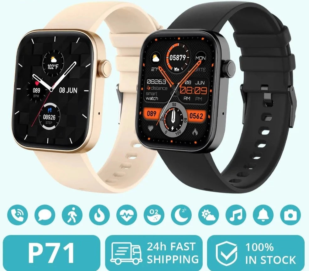 Voice Calling Smartwatch Men Health Monitoring IP68 Waterproof