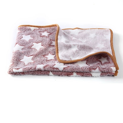 Soft And Fluffy Pet Dog Blanket Printing Pet Mat Warm Breathable Skin Friendly