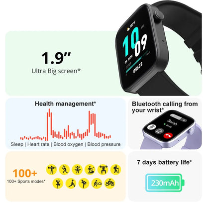 Voice Calling Smartwatch Men Health Monitoring IP68 Waterproof