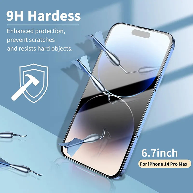 Tempered Glass for IPhone 14 13 12 11 Pro Max Screen Protector