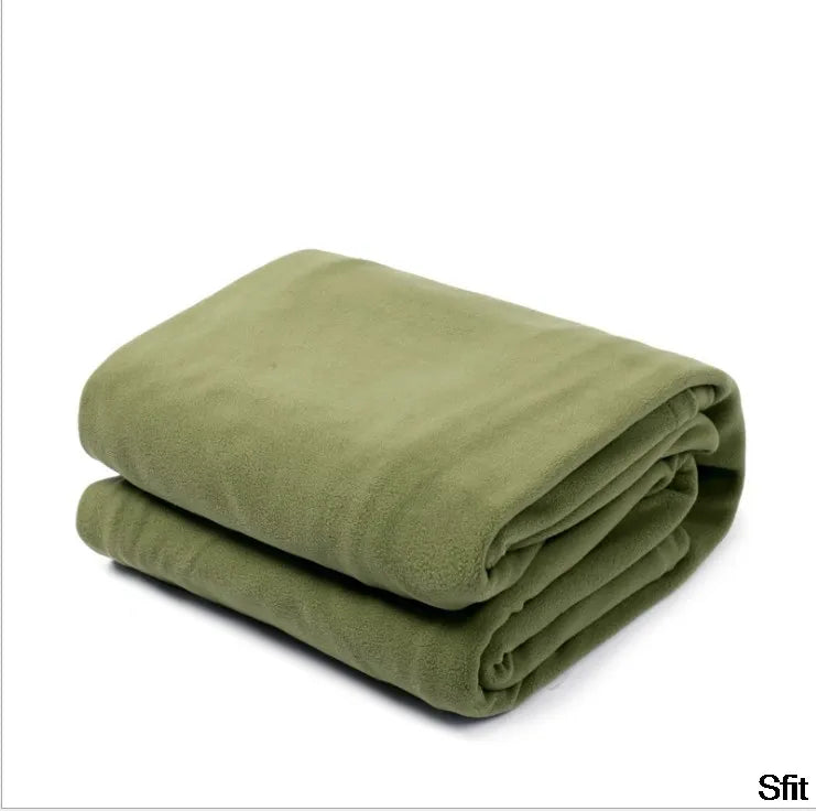 Fleece Sleeping Bag Outdoor Camping Tent Bed Travel Warm Sleeping Bag Liner Camping