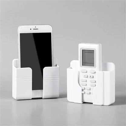 Phone Holder Plastic Bedroom Stand Electronics Remote Controller Sundries Storage Bracket