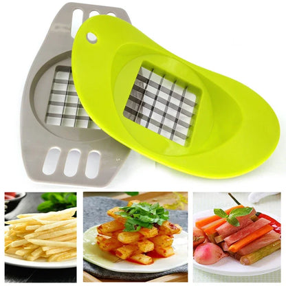 Stainless Steel Potato Cutter Vegetable Fruit Slicer Chopper Chipper Kitchen Accessories